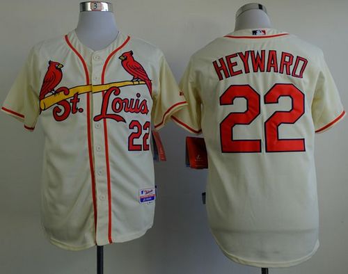 Jason Heyward St. Louis Cardinals cream jersey