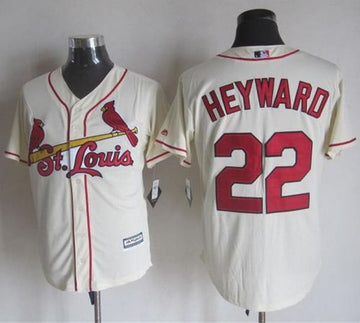 Jason Heyward St. Louis Cardinals cream jersey