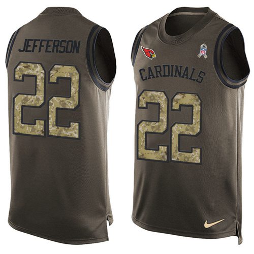 Tony Jefferson Arizona Cardinals green Salute To Service jersey