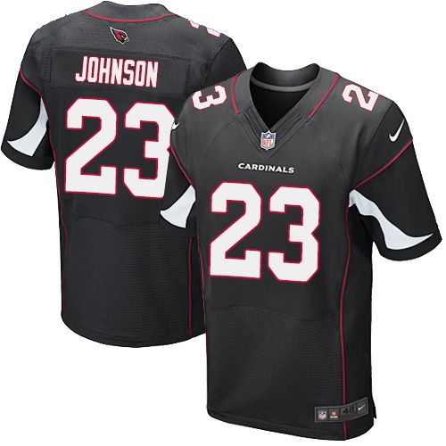 Chris Johnson Arizona Cardinals black Elite jersey