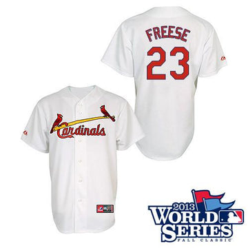 David Freese St. Louis Cardinals white jersey