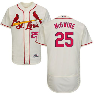 Mark McGwire St. Louis Cardinals cream Authentic jersey