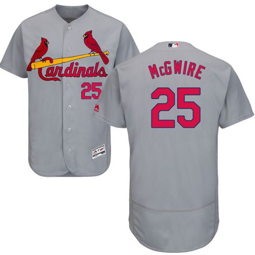 Mark McGwire St. Louis Cardinals grey Authentic jersey