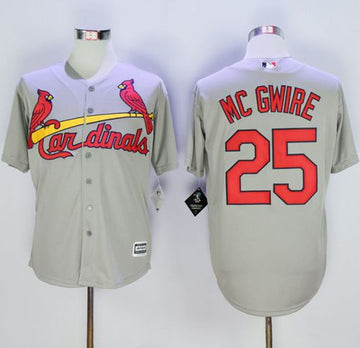 Mark McGwire St. Louis Cardinals grey jersey