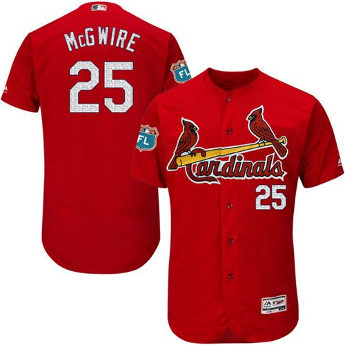 Mark McGwire St. Louis Cardinals red Authentic jersey