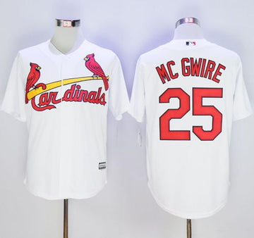 Mark McGwire St. Louis Cardinals white jersey
