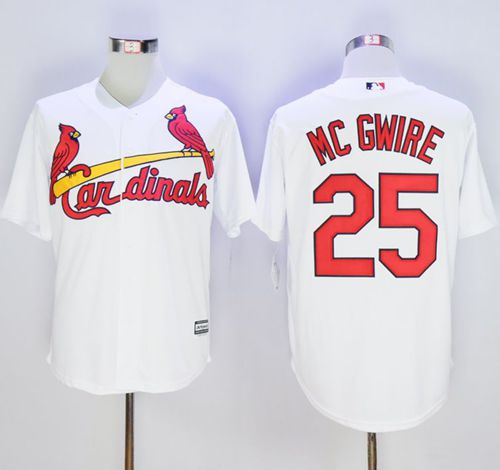 Mark McGwire St. Louis Cardinals white jersey