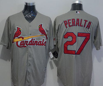 Jhonny Peralta St. Louis Cardinals grey jersey