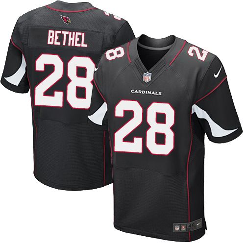Justin Bethel Arizona Cardinals black Elite jersey