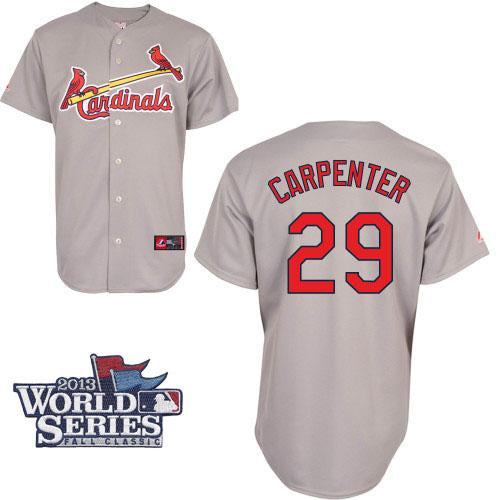 Chris Carpenter St. Louis Cardinals grey jersey