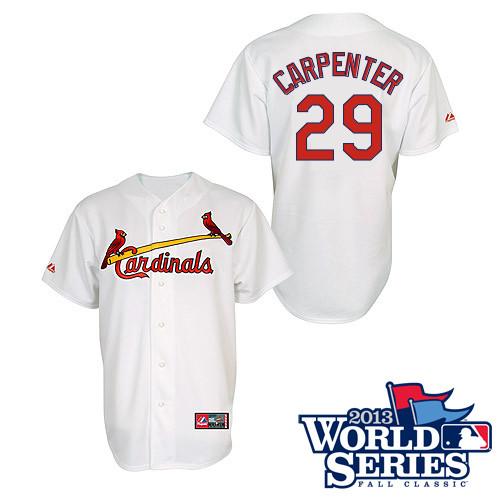 Chris Carpenter St. Louis Cardinals white jersey