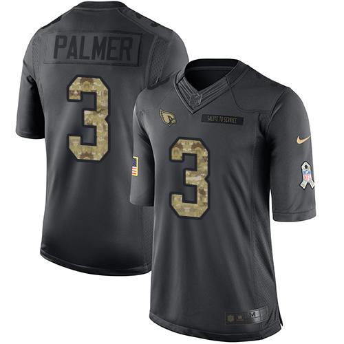 Carson Palmer Arizona Cardinals black Salute To Service jersey