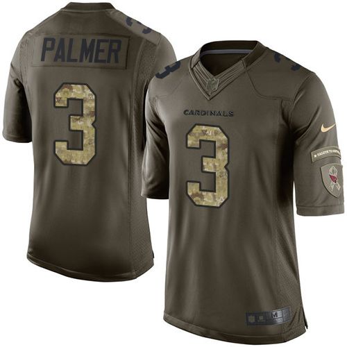 Carson Palmer Arizona Cardinals green Salute To Service jersey