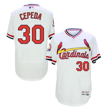 Orlando Cepeda St. Louis Cardinals white Authentic jersey