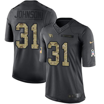 David Johnson Arizona Cardinals black Salute To Service jersey