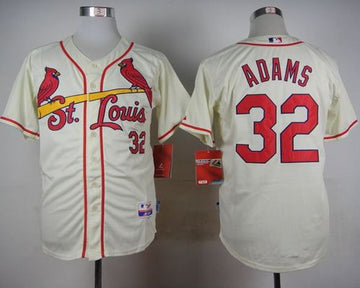 Matt Adams St. Louis Cardinals cream jersey