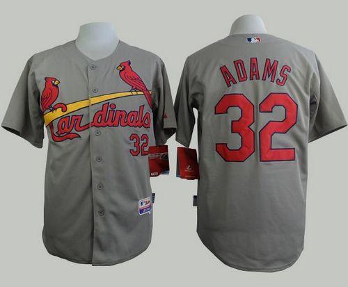 Matt Adams St. Louis Cardinals grey jersey