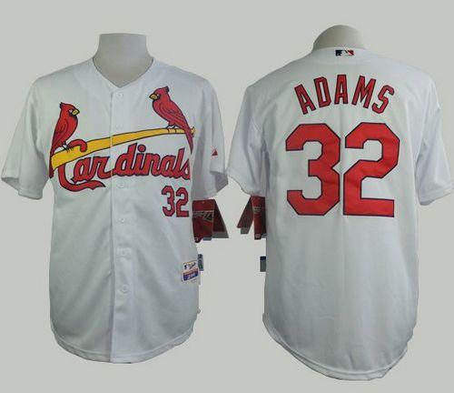 Matt Adams St. Louis Cardinals white jersey