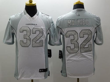 Tyrann Mathieu Arizona Cardinals white Platinum jersey