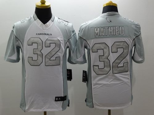Tyrann Mathieu Arizona Cardinals white Platinum jersey