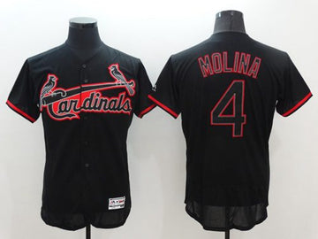Yadier Molina St. Louis Cardinals black Fashion jersey