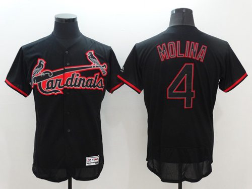 Yadier Molina St. Louis Cardinals black Fashion jersey