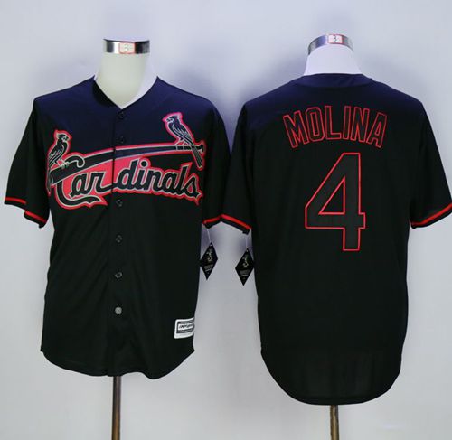 Yadier Molina St. Louis Cardinals black Fashion jersey