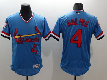 Yadier Molina St. Louis Cardinals blue Authentic jersey