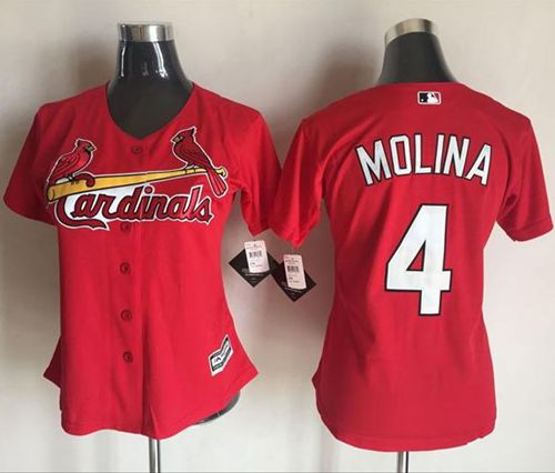 Yadier Molina St. Louis Cardinals red Alternate jersey