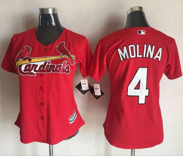 Yadier Molina St. Louis Cardinals red Alternate jersey