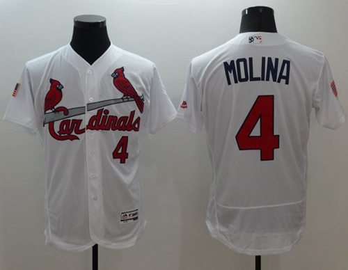 Yadier Molina St. Louis Cardinals white Fashion jersey