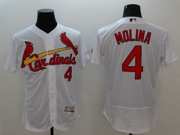 Yadier Molina St. Louis Cardinals white Authentic jersey