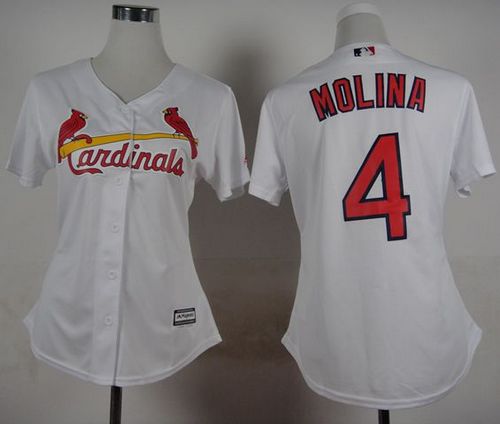 Yadier Molina St. Louis Cardinals white Fashion jersey