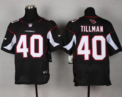 Pat Tillman Arizona Cardinals black Elite jersey