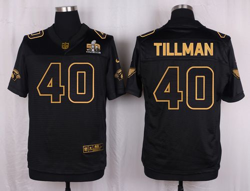 Pat Tillman Arizona Cardinals black Gold Collection jersey