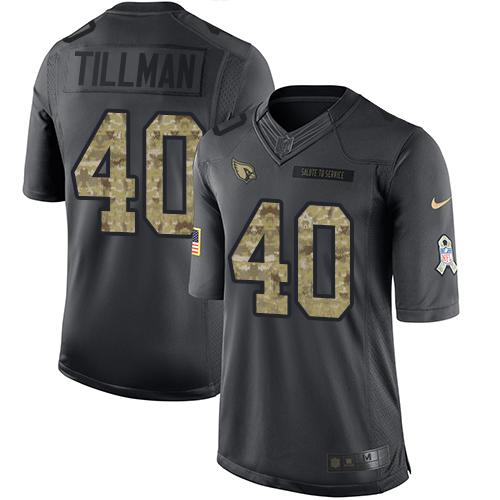Pat Tillman Arizona Cardinals black Salute To Service jersey