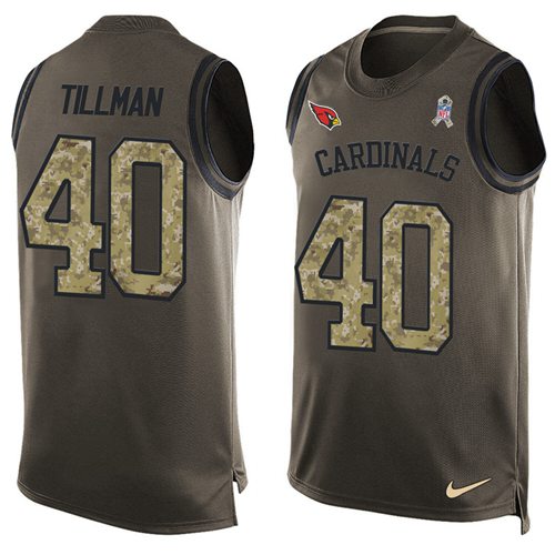 Pat Tillman Arizona Cardinals green Salute To Service jersey