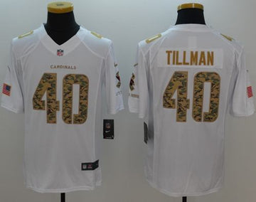 Pat Tillman Arizona Cardinals white Salute To Service jersey