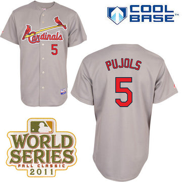 Albert Pujols St. Louis Cardinals grey jersey