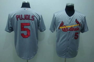 Albert Pujols St. Louis Cardinals grey jersey