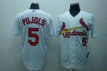 Albert Pujols St. Louis Cardinals white jersey