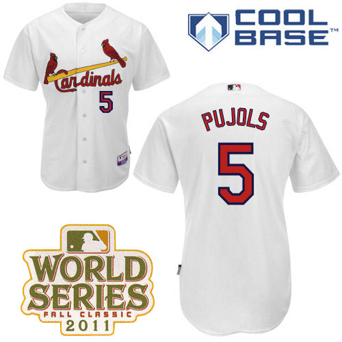 Albert Pujols St. Louis Cardinals white jersey