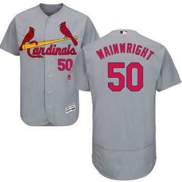 Adam Wainwright St. Louis Cardinals grey Authentic jersey
