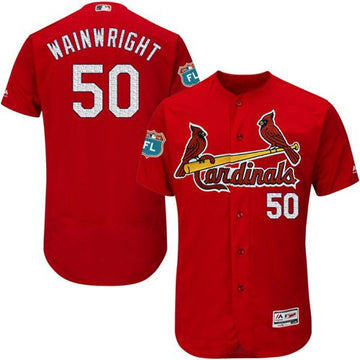 Adam Wainwright St. Louis Cardinals red Authentic jersey