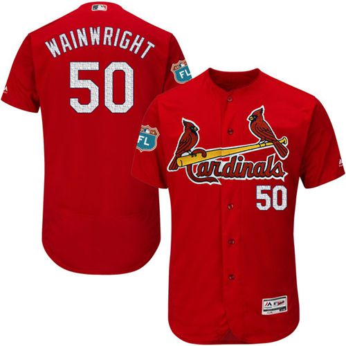 Adam Wainwright St. Louis Cardinals red Authentic jersey