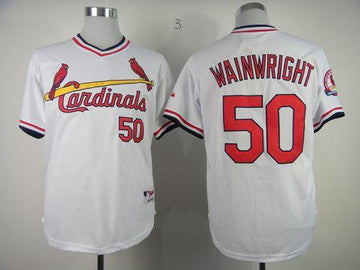 Adam Wainwright St. Louis Cardinals white jersey