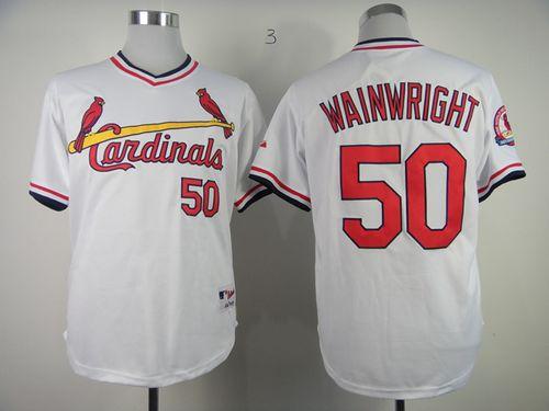 Adam Wainwright St. Louis Cardinals white jersey