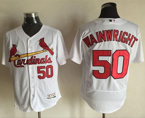 Adam Wainwright St. Louis Cardinals white Authentic jersey