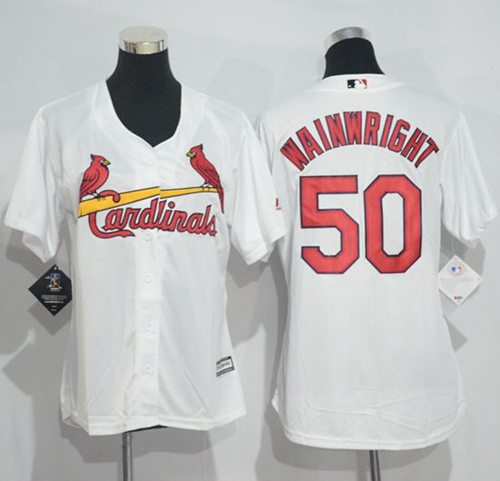 Adam Wainwright St. Louis Cardinals white Home jersey