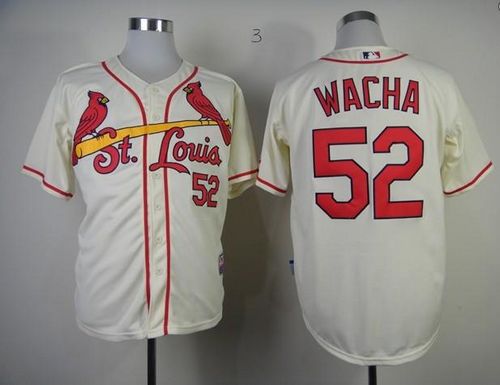 Michael Wacha St. Louis Cardinals cream jersey